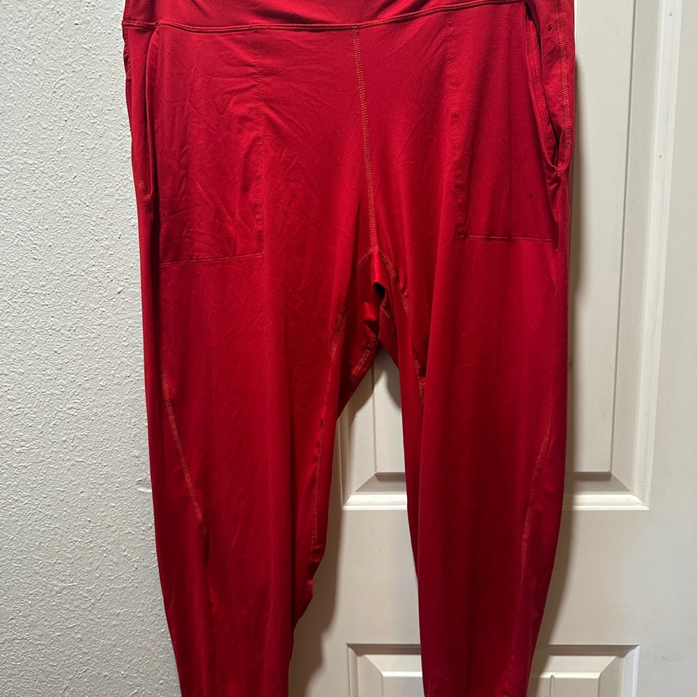 Red Jogger Pants